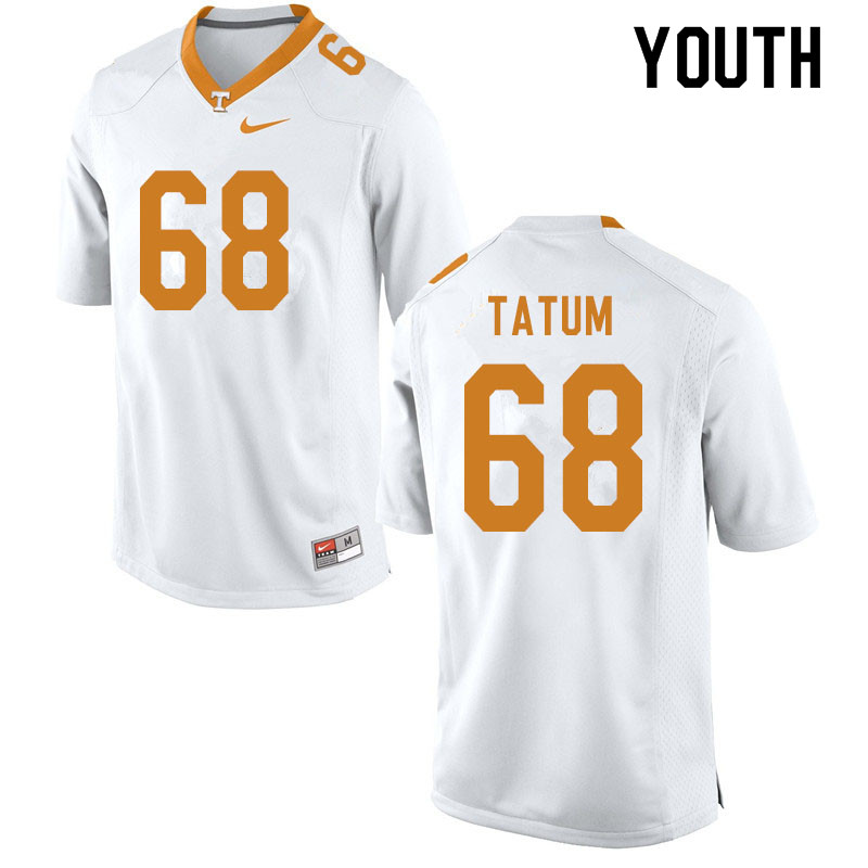 Youth #68 Marcus Tatum Tennessee Volunteers College Football Jerseys Sale-White